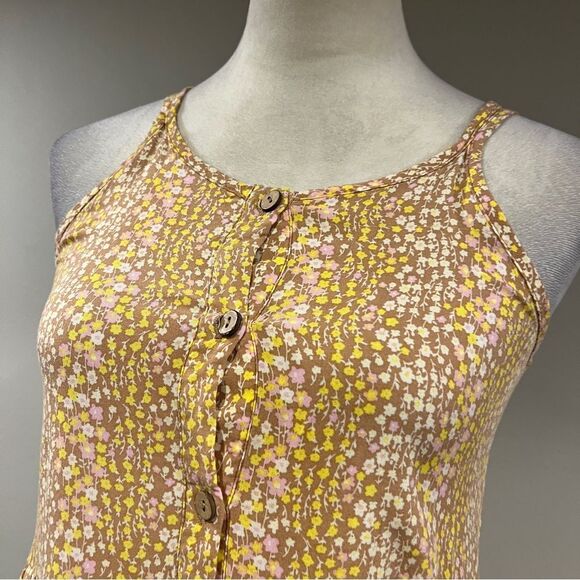 Girl Floral Sleeveless Dress with straps size large - Picture 2 of 11